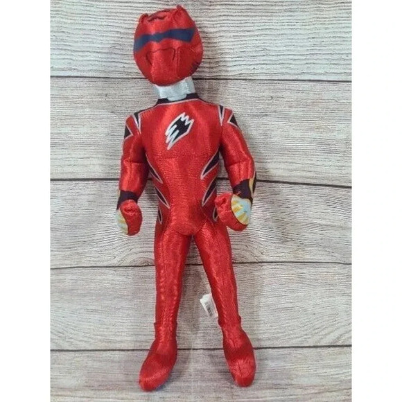 Disney Store Jungle Fury Plush Red Power Ranger Stuffed Doll Toy 15" - Picture 1 of 5